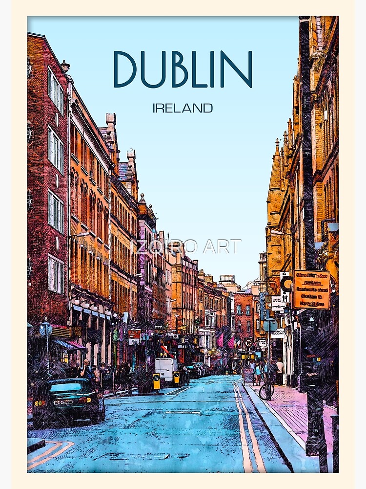 "Dublin Travel Art" Poster for Sale by nifroart2022 Redbubble