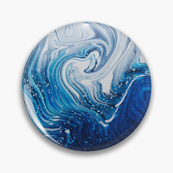 Item preview, "Smokey Sea" - Painting: Rippling Waves Water Beach  designed and sold by daniellawrieart.