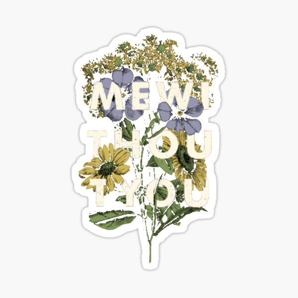 Item preview, Mewithoutyou flower designed and sold by MADALYN-rkz.