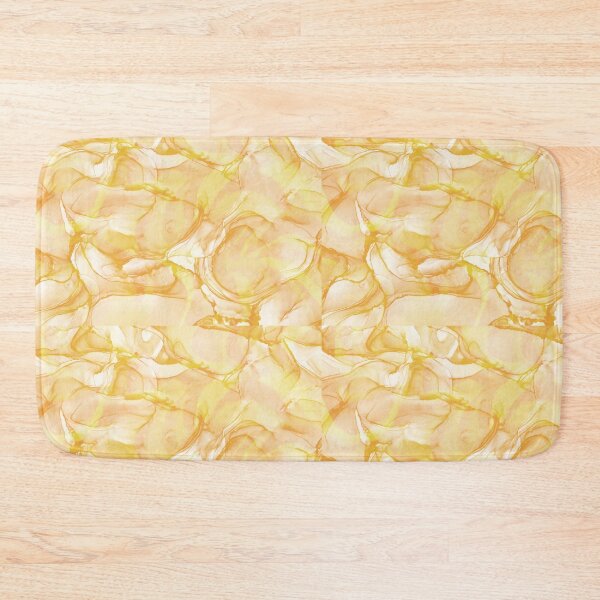 Item preview, Yellow Marble Ink Pattern designed and sold by YellowMoonTea.