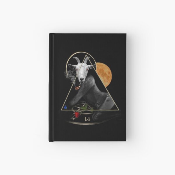 Spiritual goat Hardcover Journal