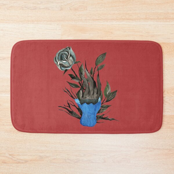 Item preview, Witch hand holding black rose watercolor illustration designed and sold by pinkyfish1010.
