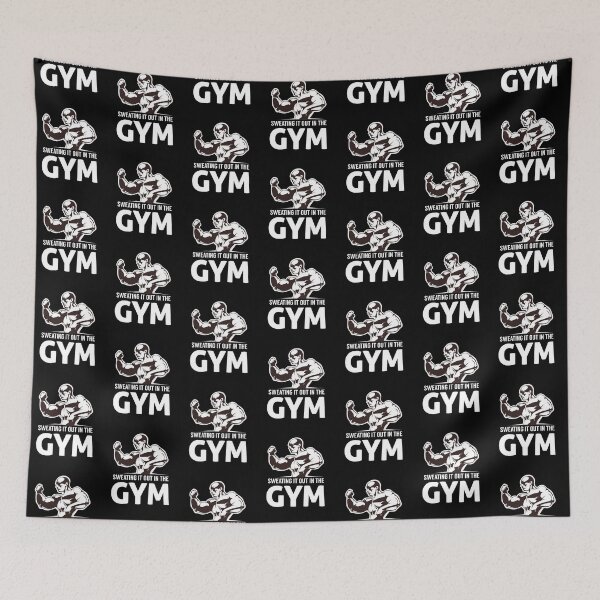 Item preview, Sweating It Out In The Gym designed and sold by FanityPrints.