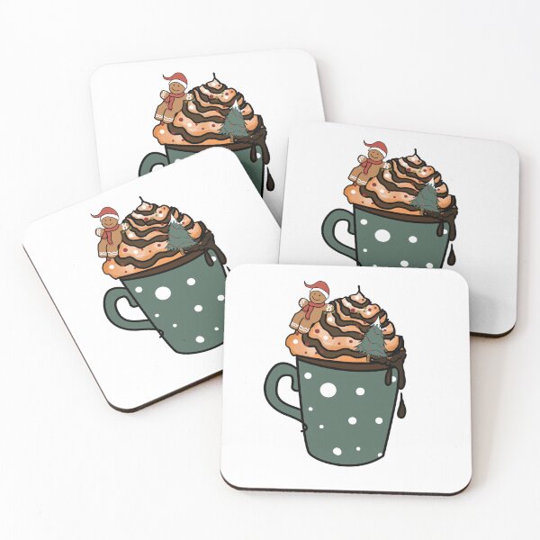 Item preview, coffee christmas santa elf designed and sold by jeananastore.