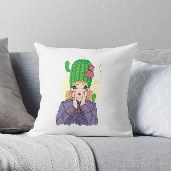 Cactus Girl Cojín