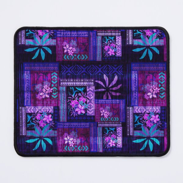 Item preview, Polynesian Tapa Patchwork Floral Art  designed and sold by sunnthreads.