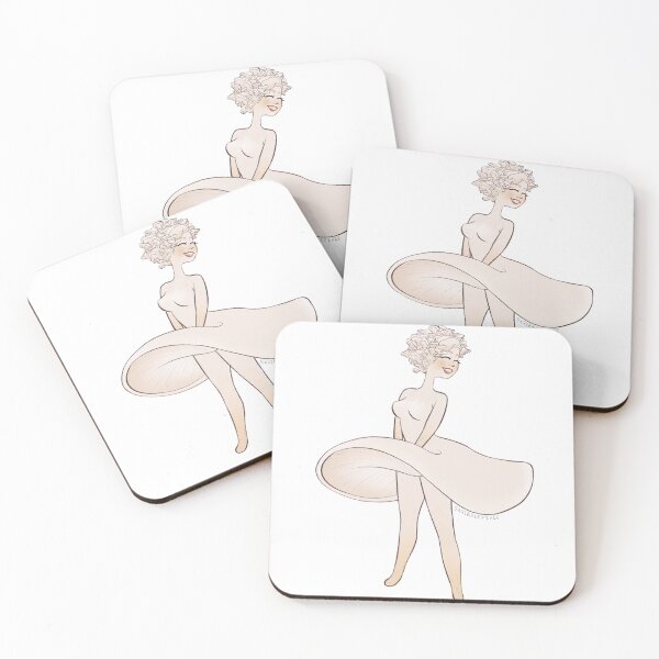 Item preview, marilyn monrow mushroom designed and sold by skribblepixie.