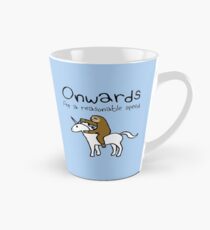 Onwards! At A Reasonable Speed (Sloth Riding Unicorn) Tall Mug