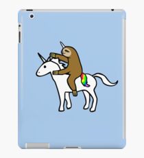 Slothicorn Reit-Einhorn iPad-Hülle & Klebefolie