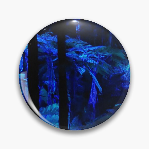 Item preview, blue ferns at night designed and sold by Rosefurn.
