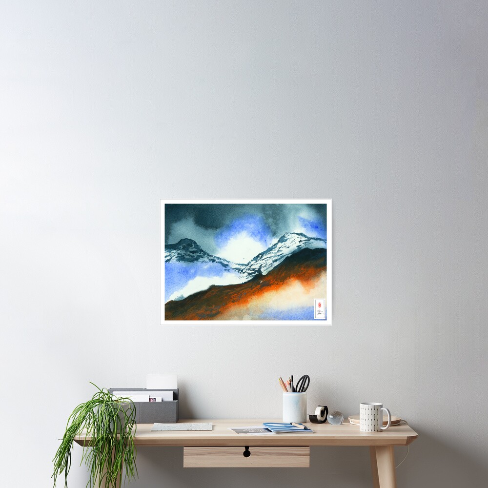 Mountain Storm Poster