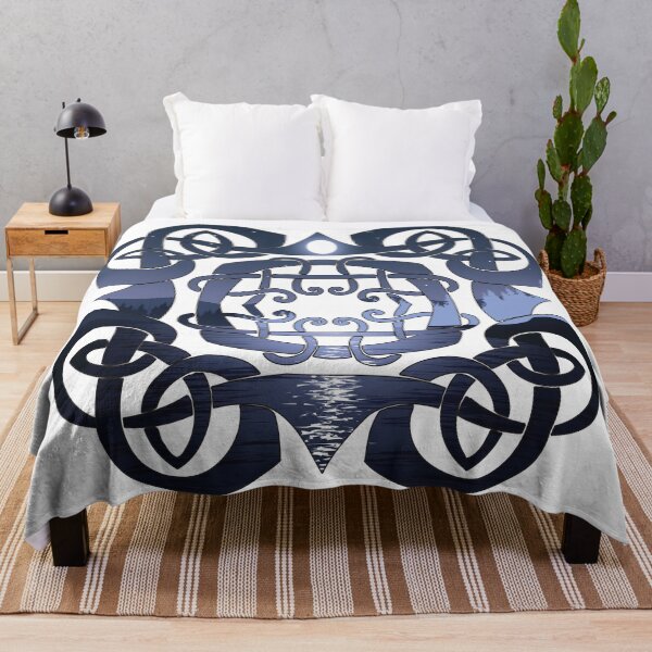 Item preview, Full Moon Over The Ocean Celtic Knot designed and sold by damonasplace.