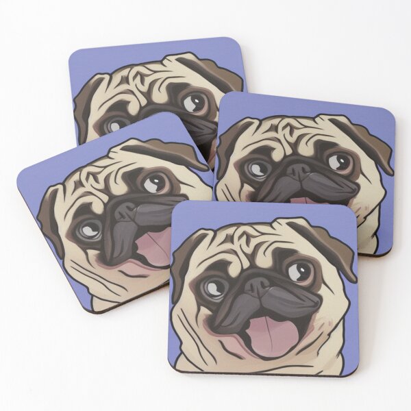 Item preview, Adorable Happy Pug designed and sold by pugmom4.