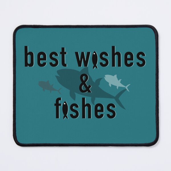 Item preview, Best wishes and fishes designed and sold by JulesOfTheSea21.