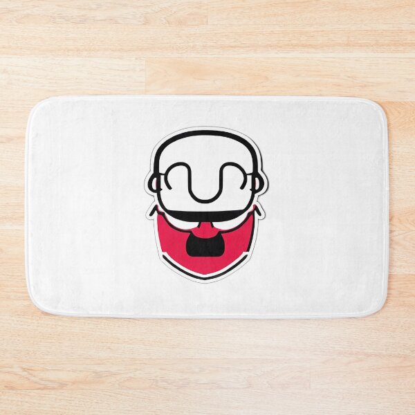 Item preview, Chef with Red Angry Mustache Face (Icon)  designed and sold by Digital-Davinci.