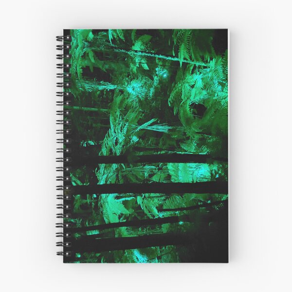 Item preview, green ferns at night designed and sold by Rosefurn.