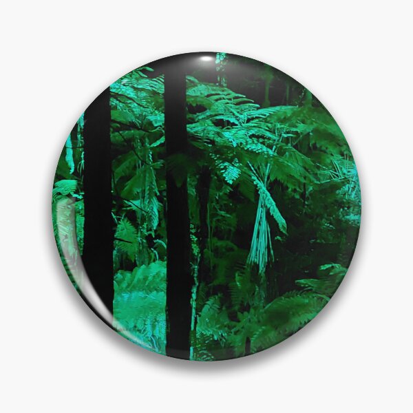 Item preview, green ferns at night designed and sold by Rosefurn.
