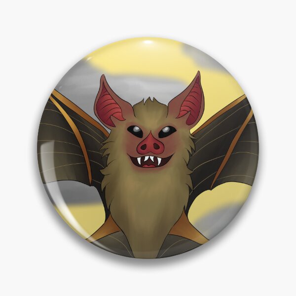 Item preview, Halloween Moon Vampire Bat designed and sold by ChronicCrafting.
