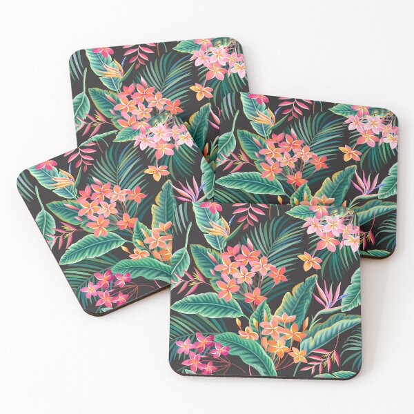 Item preview, Tropical floral pattern  designed and sold by Corinne Alexa Jackson.