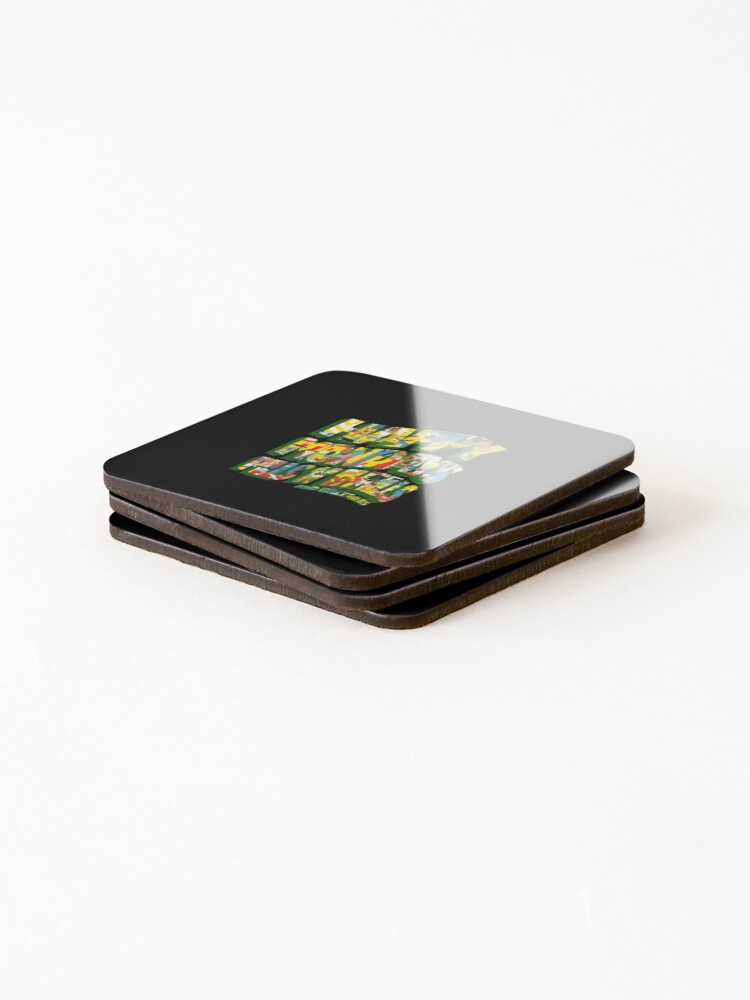 Thumbnail 4 of 5, Coasters (Set of 4), Happy Roses designed and sold by RobRobinson.