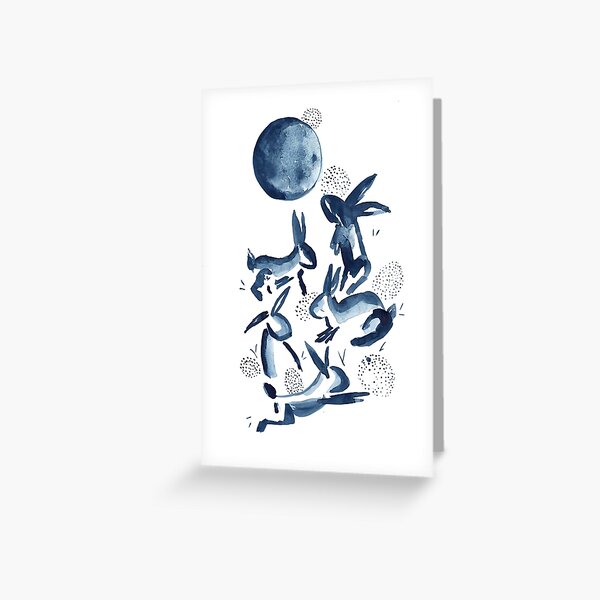 Delivery by Moonlight Greeting Card