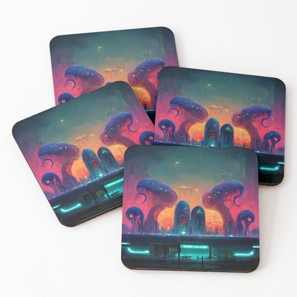 Item preview, Neon Squid City designed and sold by MagicGoddess.