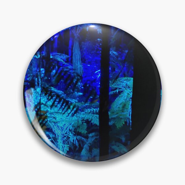 Item preview, blue ferns at night designed and sold by Rosefurn.