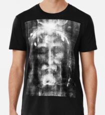 Shroud of Turin, Turin Shroud, Christianity, Christian, Icon, Bible, Biblical, Resurrection, Men's Premium T-Shirt