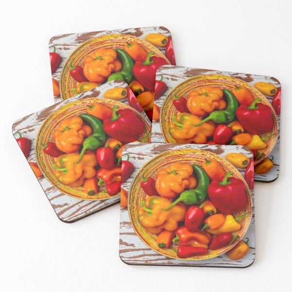 Item preview, Basket Full Of Sweet Peppers designed and sold by Garry Gay.