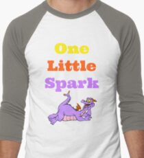Figment One Little Spark Laying Down Baseball ¾ Sleeve T-Shirt