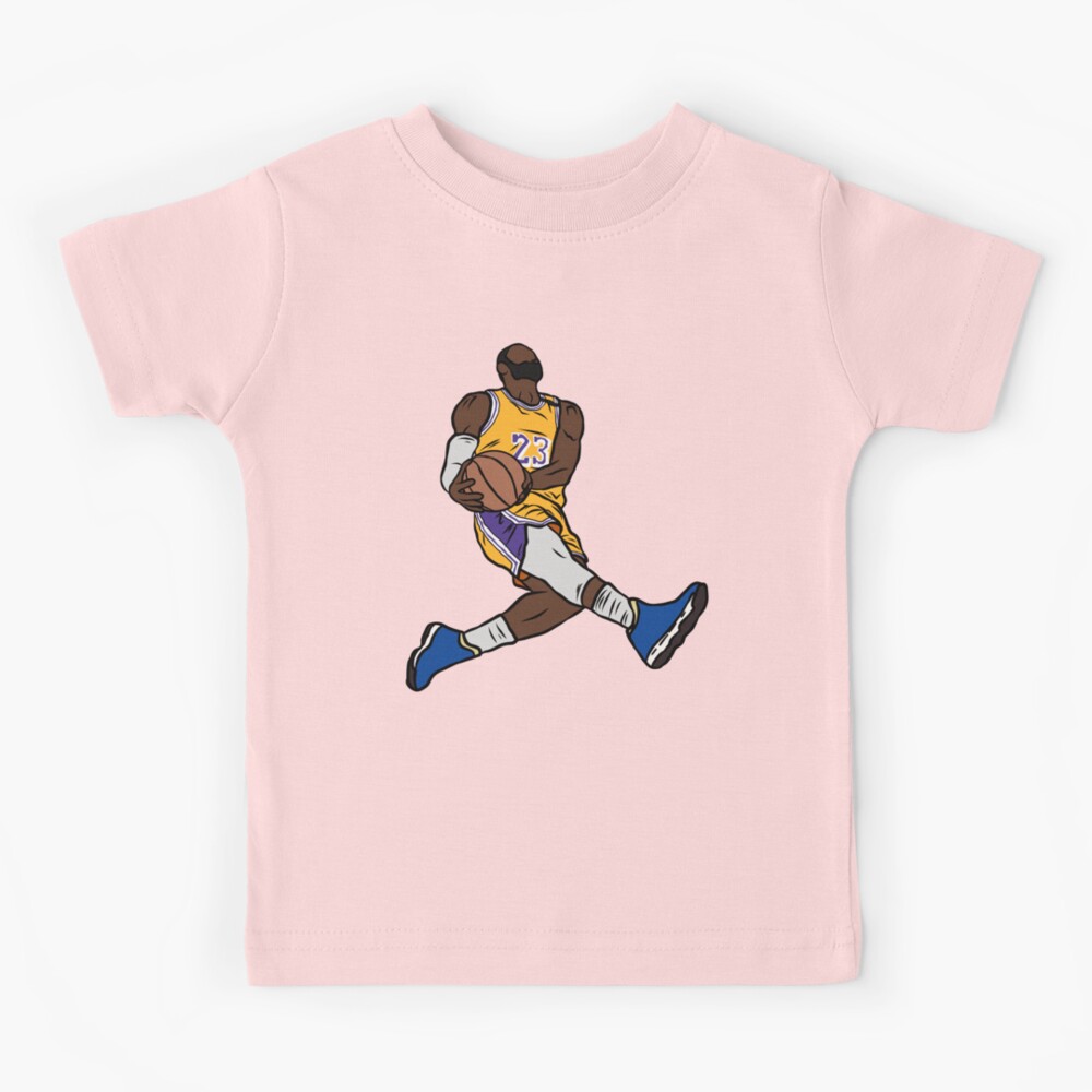 LeBron James Red Logo  Kids T-Shirt for Sale by DHabbo