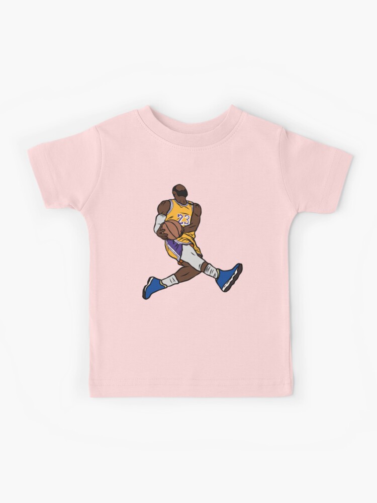 LeBron James The GOAT (Lakers #6) Kids T-Shirt for Sale by RatTrapTees