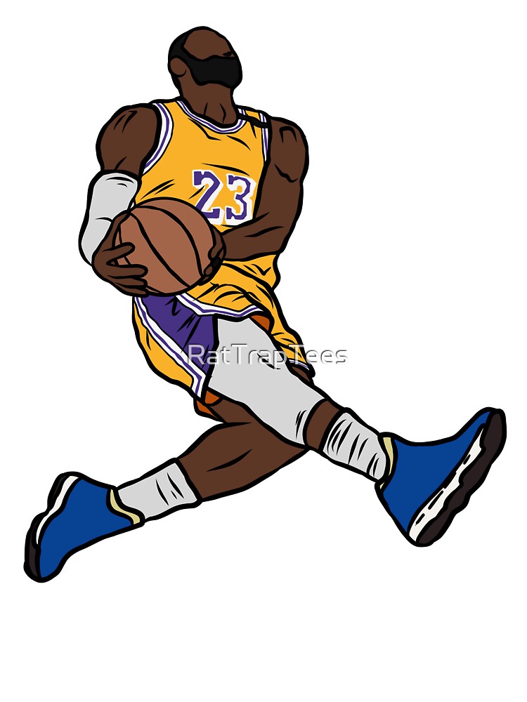 Lebron James Lakers Los Angeles Lakers T-Shirt Space Jam Cartoon Kobe NBA  Goat