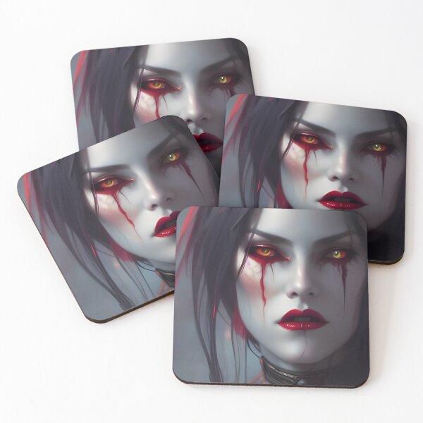 Item preview, Vampire Lady Seductress Crying Blood Art Alluring designed and sold by Eliteijr.