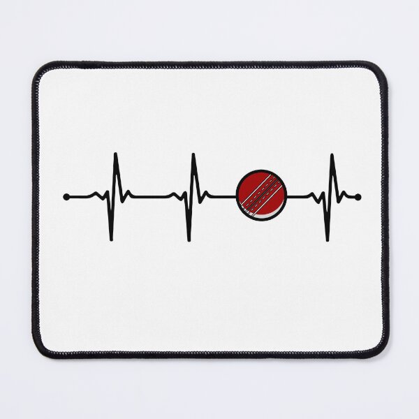 Item preview, Cricket Ball Heartbeat ECG Bv designed and sold by KleverOlivier.