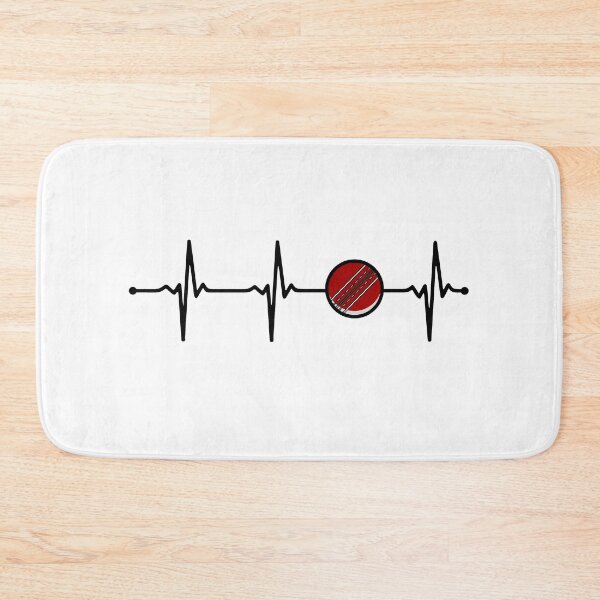 Item preview, Cricket Ball Heartbeat ECG Bv designed and sold by KleverOlivier.