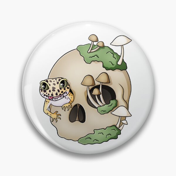 Item preview, Leopard Gecko in a Skull designed and sold by Inspireexotics.