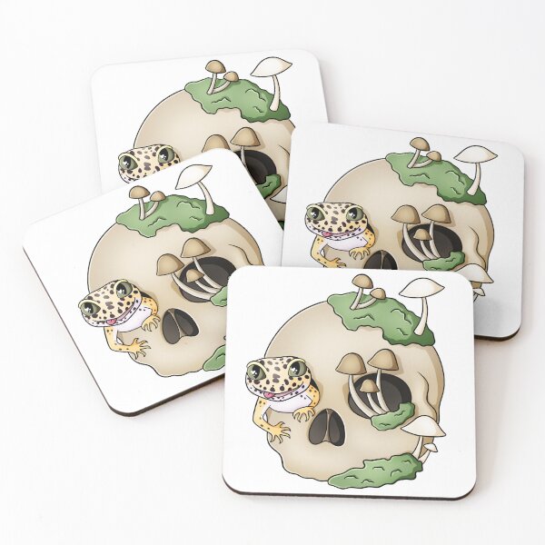 Item preview, Leopard Gecko in a Skull designed and sold by Inspireexotics.