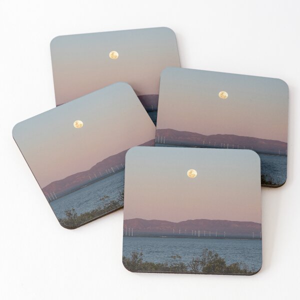 Item preview, Waxing Gibbous over the Windmills designed and sold by BigBirdOnAWire.