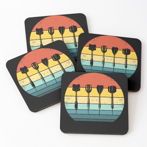 Item preview, Vintage Darts Silhouettes on a 70s Sunset designed and sold by KleverOlivier.