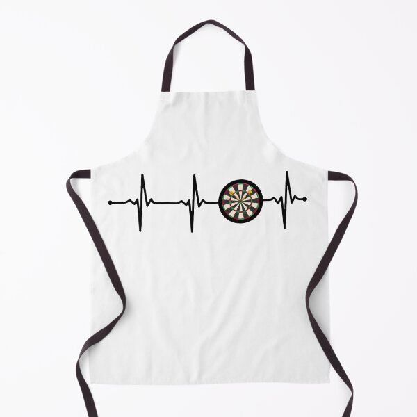 Item preview, Darts Target on a Heartbeat Lineart ECG design Bv designed and sold by KleverOlivier.