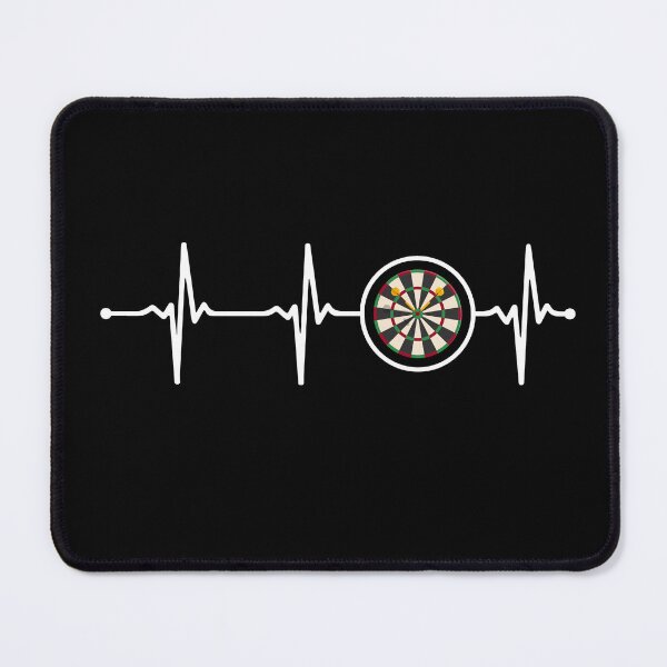 Item preview, Darts Target on a Heartbeat Lineart ECG design Wv designed and sold by KleverOlivier.