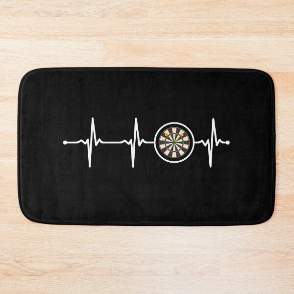 Item preview, Darts Target on a Heartbeat Lineart ECG design Wv designed and sold by KleverOlivier.