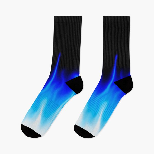 Item preview, Blue Fire on Black designed and sold by jokebandit21.