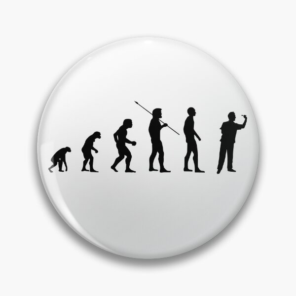Item preview, Darts Player Human Evolution Meme Bv designed and sold by KleverOlivier.