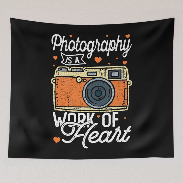 Item preview, Photography Is A Work Of Heart Funny Photographer designed and sold by ArcWarden-art.