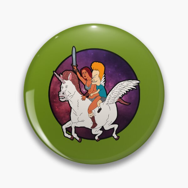 Item preview, Beavis and Butthead Unicorn   designed and sold by LouisesStephens.