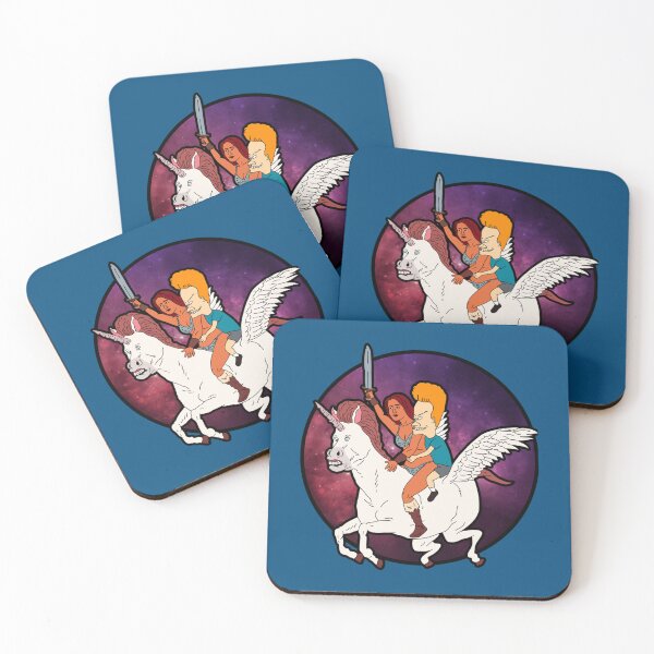 Item preview, Beavis and Butthead Unicorn   designed and sold by LouisesStephens.