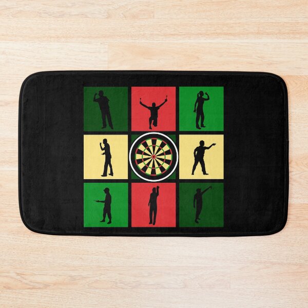 Item preview, Darts Sports Inspired Pop Art Players Silhouettes designed and sold by KleverOlivier.