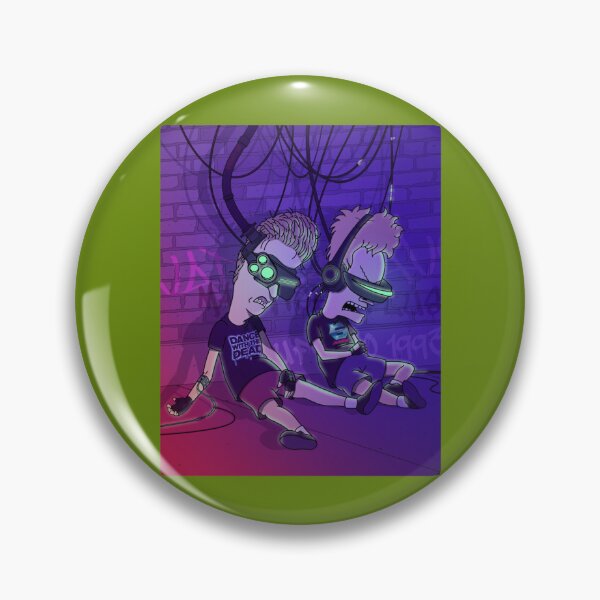 Item preview, Beavis and Butt-Head VR, Synthwave, Cyberpunk   designed and sold by LouisesStephens.